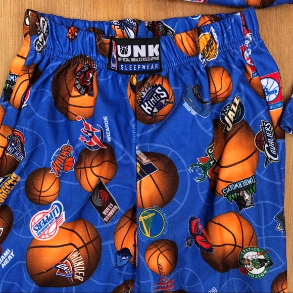 any Pajamas Nba Boys Basketball Pajamas 2 Piece Pjs Set Poshmark